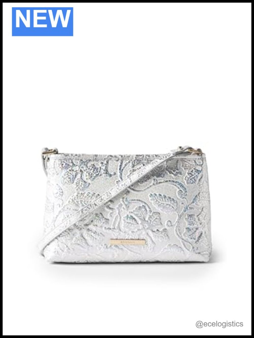 Brahmin Lorelei Chrome Estonia Leather Shoulder Bag